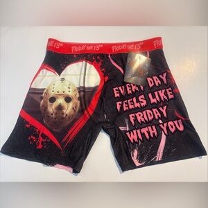 Jason Friday The 13th Valentine’s Day Boxer Briefs Men’s Size Large NEW Hearts